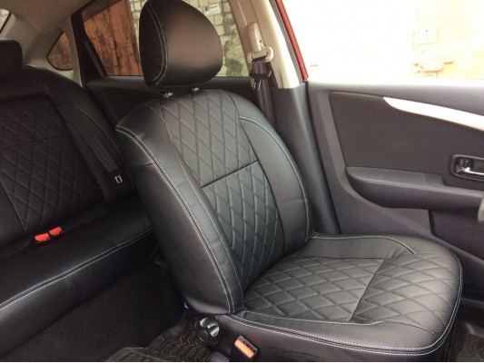 Каркасные авточехлы на Nissan Almera G15 Каркасные авточехлы на Nissan Almera G15