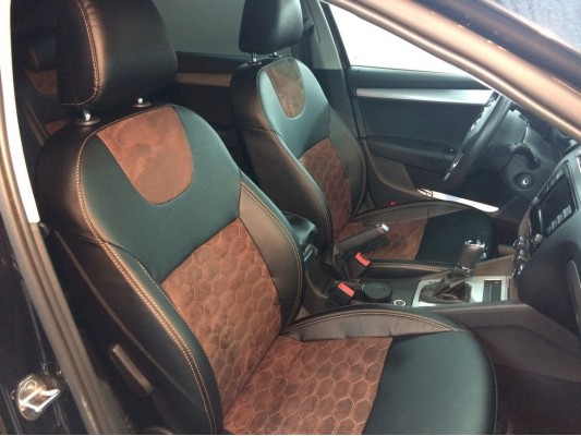 Каркасные авточехлы на Skoda Octavia A7